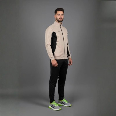 SURVÊTEMENT HOMME BEIGE EN SATIN 805-BEIGE