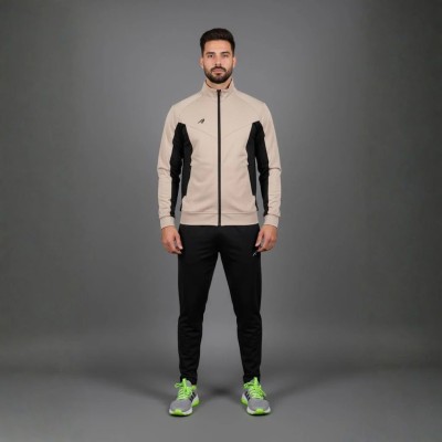 SURVÊTEMENT HOMME BEIGE EN SATIN 805-BEIGE