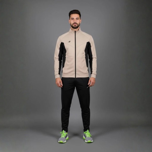 SURVÊTEMENT HOMME BEIGE EN SATIN