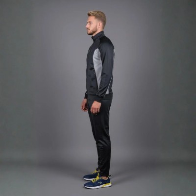 Survêtement homme noir en satin AUSLESE Réf 805-N