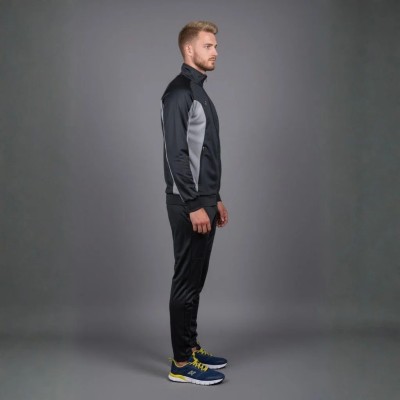 Survêtement homme noir en satin AUSLESE Réf 805-N