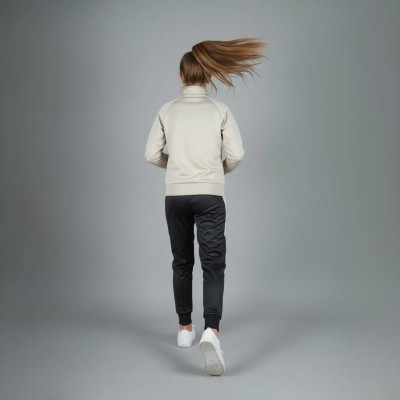 Survêtement enfant Auslese RS-804-BG beige et noir – veste zippée et pantalon