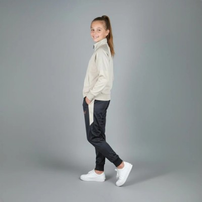 Survêtement enfant Auslese RS-804-BG beige et noir – veste zippée et pantalon
