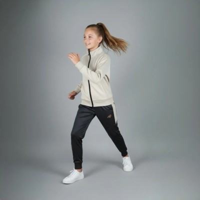 Survêtement enfant Auslese RS-804-BG beige et noir – veste zippée et pantalon