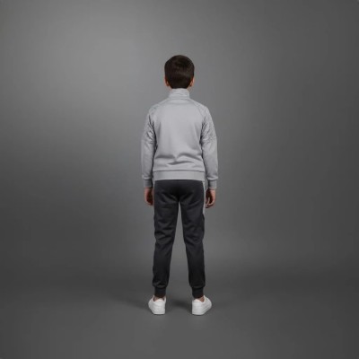 Survêtement enfant Auslese RS-804-G gris clair et gris foncé – veste zippée et pantalon