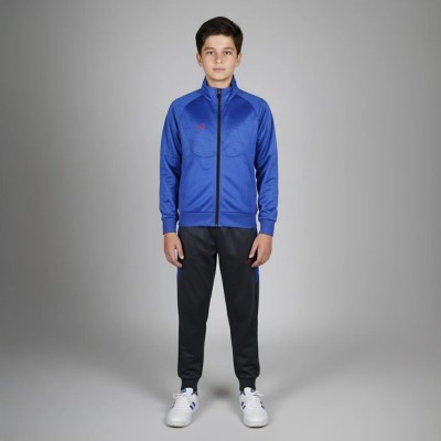 Survêtement enfant Auslese RS-804-IND indigo et bleu marine – veste zippée et pantalon