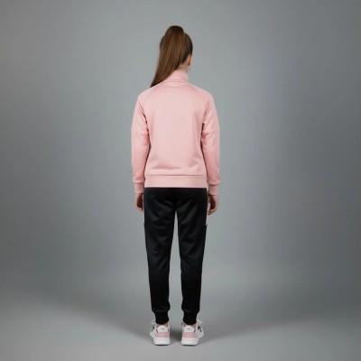 Survêtement fille RS-804-C corail et noir – veste zippée et pantalon