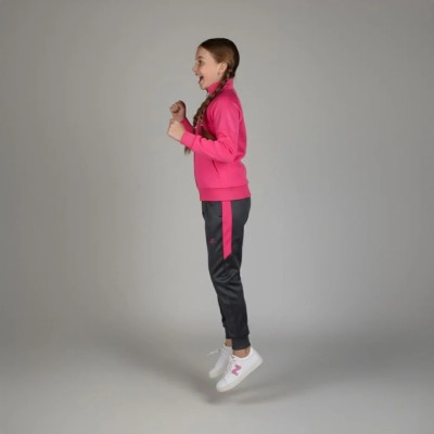 Survêtement enfant RS-804-ROF rose fuchsia et noir – veste zippée et pantalon