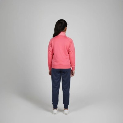 Survêtement fille Auslese RS-804-ROP rose poudré et bleu marine – veste zippée et pantalon