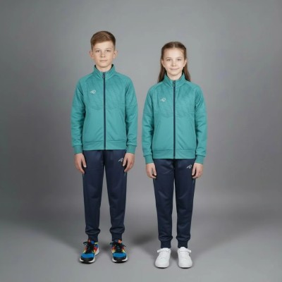 Survêtement enfant Auslese RS-804-VTV vert viridien – veste zippée et pantalon