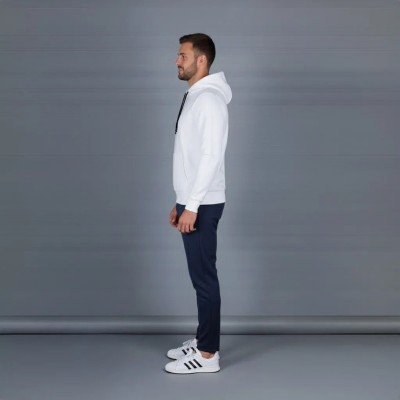 Survêtement homme blanc avec capuche RS-830-BC