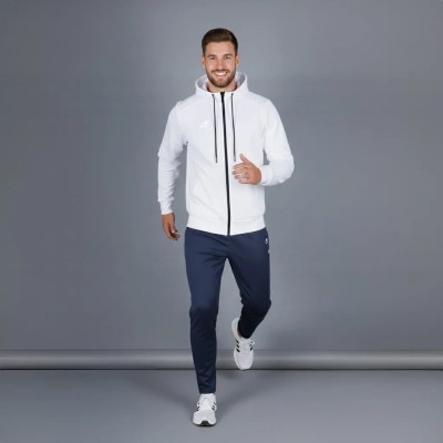 Survêtement homme blanc avec capuche RS-830-BC
