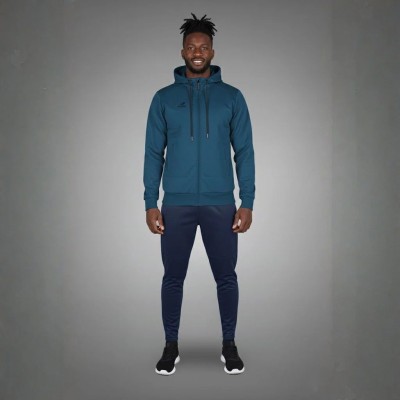 Survêtement homme bleu pétrole avec capuche RS-830-BLP