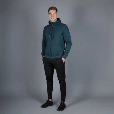 Survêtement homme vert avec capuche RS-830-VT