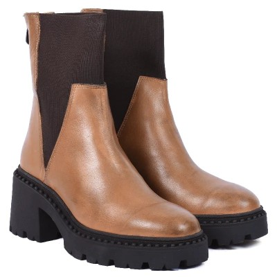 BOOTS FEMME ANREA BRUNI CAMEL  AB-516-4-C