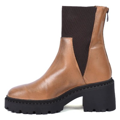 BOOTS FEMME ANREA BRUNI CAMEL  AB-516-4-C
