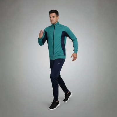 Survêtement homme vert en satin AUSLESE Réf 805-VT