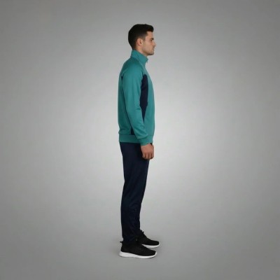 Survêtement homme vert en satin AUSLESE Réf 805-VT