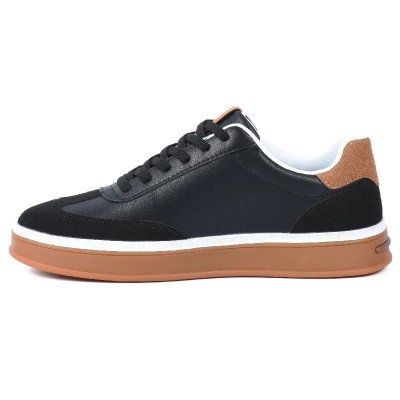 Sneakers homme GLA SHOES noir et camel – Réf GLA-FA-1-N