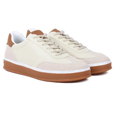 Sneakers homme GLA SHOES beige et camel – Réf GLA-FA-1-BG