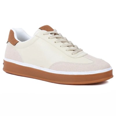 Sneakers homme GLA SHOES beige et camel – Réf GLA-FA-1-BG