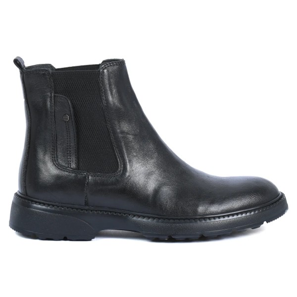 BOTTINES CHELSEA HOMME NOIRES EN CUIR