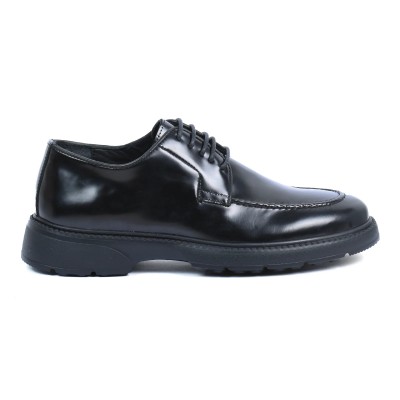 Chaussures ELITO homme noires en cuir – Réf. EL-25107-NV