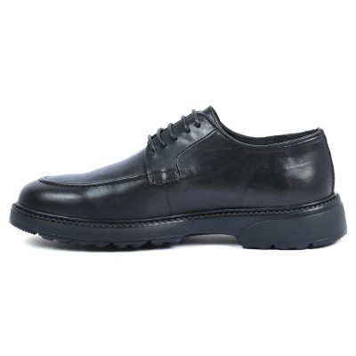 Chaussures ELITO homme noires en cuir – Réf. EL-25107-N