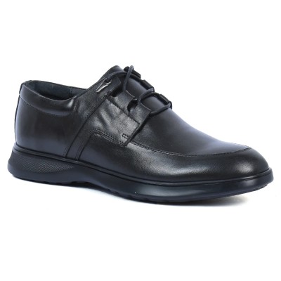 Chaussures ELITO homme noires en cuir – Réf. EL-25108-N