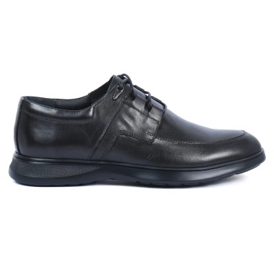 Chaussures ELITO homme noires en cuir – Réf. EL-25108-N