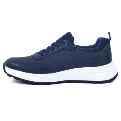 Sneakers homme bleu marine G L A SHOES GLA-JD25-32-BLM avec semelle blanche