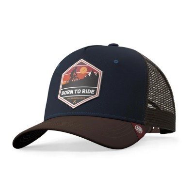 Casquette trucker multicolore The Indian Face Born to Ride 03-012-07-UN