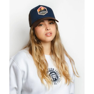 Casquette trucker multicolore The Indian Face Born to Ride 03-012-07-UN