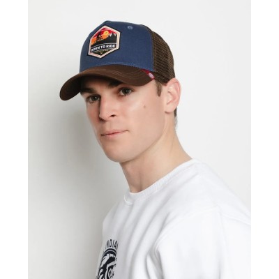 Casquette trucker multicolore The Indian Face Born to Ride 03-012-07-UN