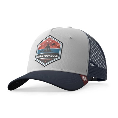 Casquette trucker blanc/bleu The Indian Face Born to Paddle 03-012-13-UN