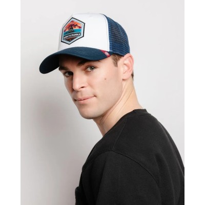 Casquette trucker blanc/bleu The Indian Face Born to Paddle 03-012-13-UN