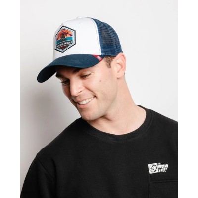 Casquette trucker blanc/bleu The Indian Face Born to Paddle 03-012-13-UN