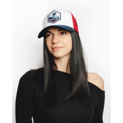 Casquette trucker multicolore The Indian Face Born to Ski 03-012-15