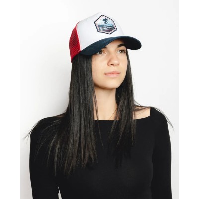 Casquette trucker multicolore The Indian Face Born to Ski 03-012-15