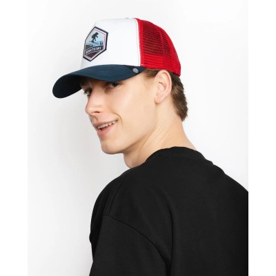 Casquette trucker multicolore The Indian Face Born to Ski 03-012-15