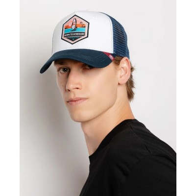 Casquette trucker multicolore The Indian Face Born to Windsurf 03-012-20