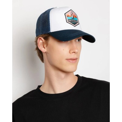 Casquette trucker multicolore The Indian Face Born to Windsurf 03-012-20