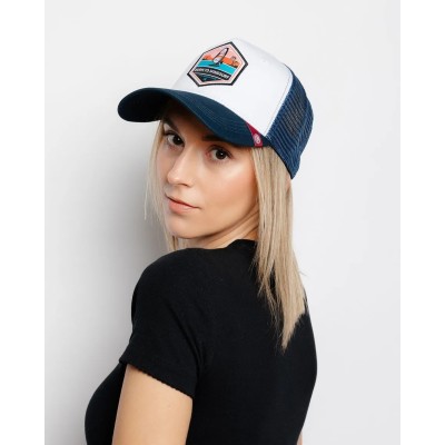 Casquette trucker multicolore The Indian Face Born to Windsurf 03-012-20