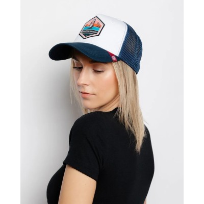 Casquette trucker multicolore The Indian Face Born to Windsurf 03-012-20