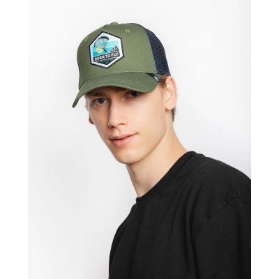 Casquette trucker multicolore The Indian Face Born to Fly 03-012-37