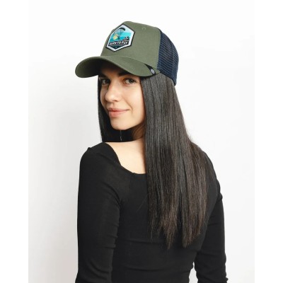 Casquette trucker multicolore The Indian Face Born to Fly 03-012-37