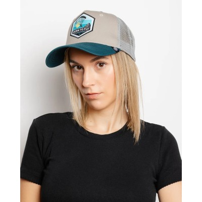 Casquette trucker multicolore The Indian Face Born to Fly 03-012-38