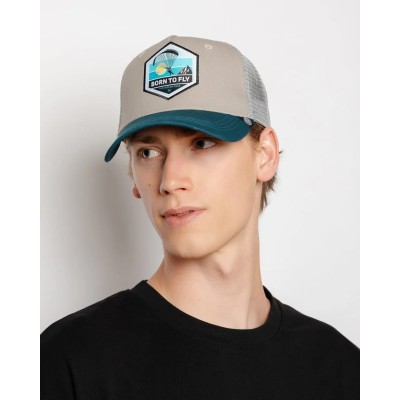 Casquette trucker multicolore The Indian Face Born to Fly 03-012-38