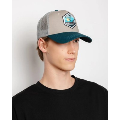 Casquette trucker multicolore The Indian Face Born to Fly 03-012-38