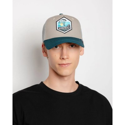 Casquette trucker multicolore The Indian Face Born to Fly 03-012-38